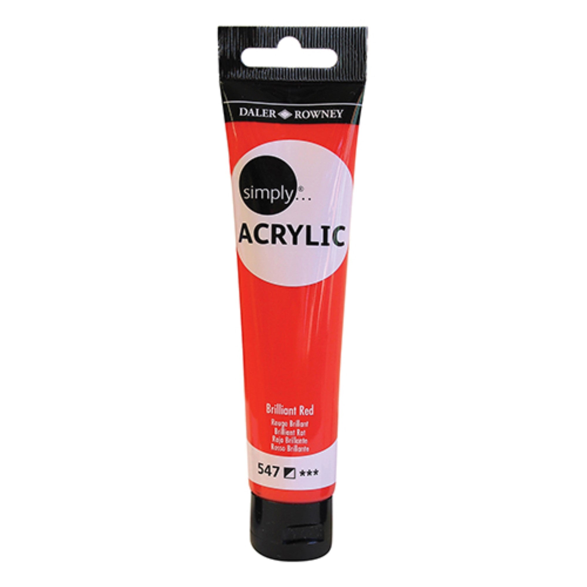 SIMPLY ACRYL SL 75ML BRILL RED - Al Masam Stationery LLC Main image