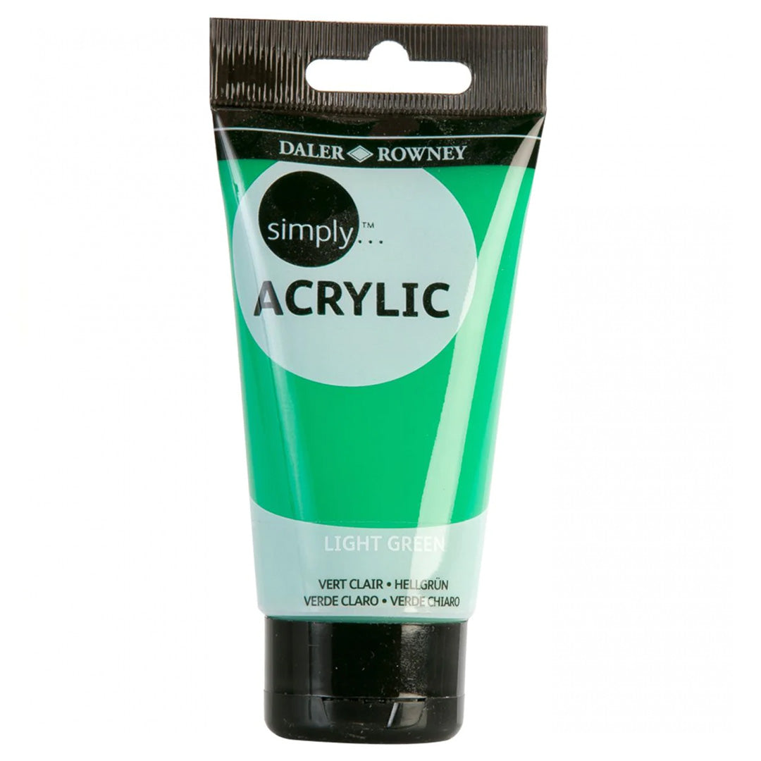 SIMPLY ACRYL SL 75ML LT GREEN - Al Masam Stationery LLC Main image