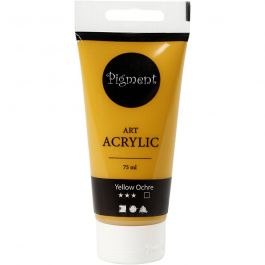 SIMPLY ACRYL SL 75ML PRIMARY YELLOW - Al Masam Stationery LLC Main image