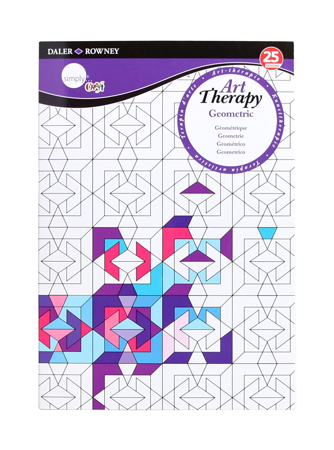 Simply Art Therapy Geometric Small - Al Masam Stationery LLC Main image