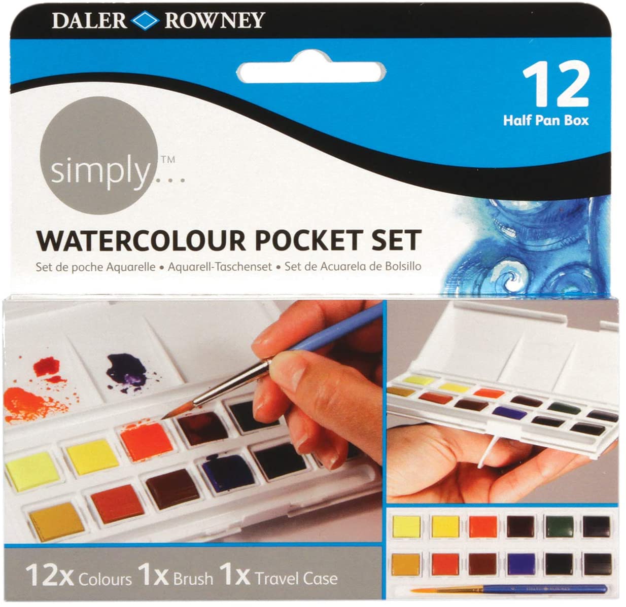 Simply Daler Rowney Watercolour Pocket Set - Al Masam Stationery LLC Main image