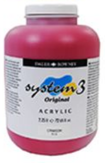 System 3 Acrylic Paint CRIMSON HUE 2.25L - Al Masam Stationery LLC Main image