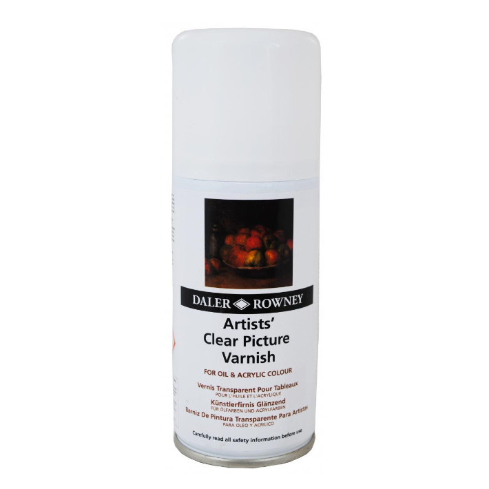 Daler Rowney Artists Clear Picture Varnish Spray - Al Masam Stationery LLC Main image