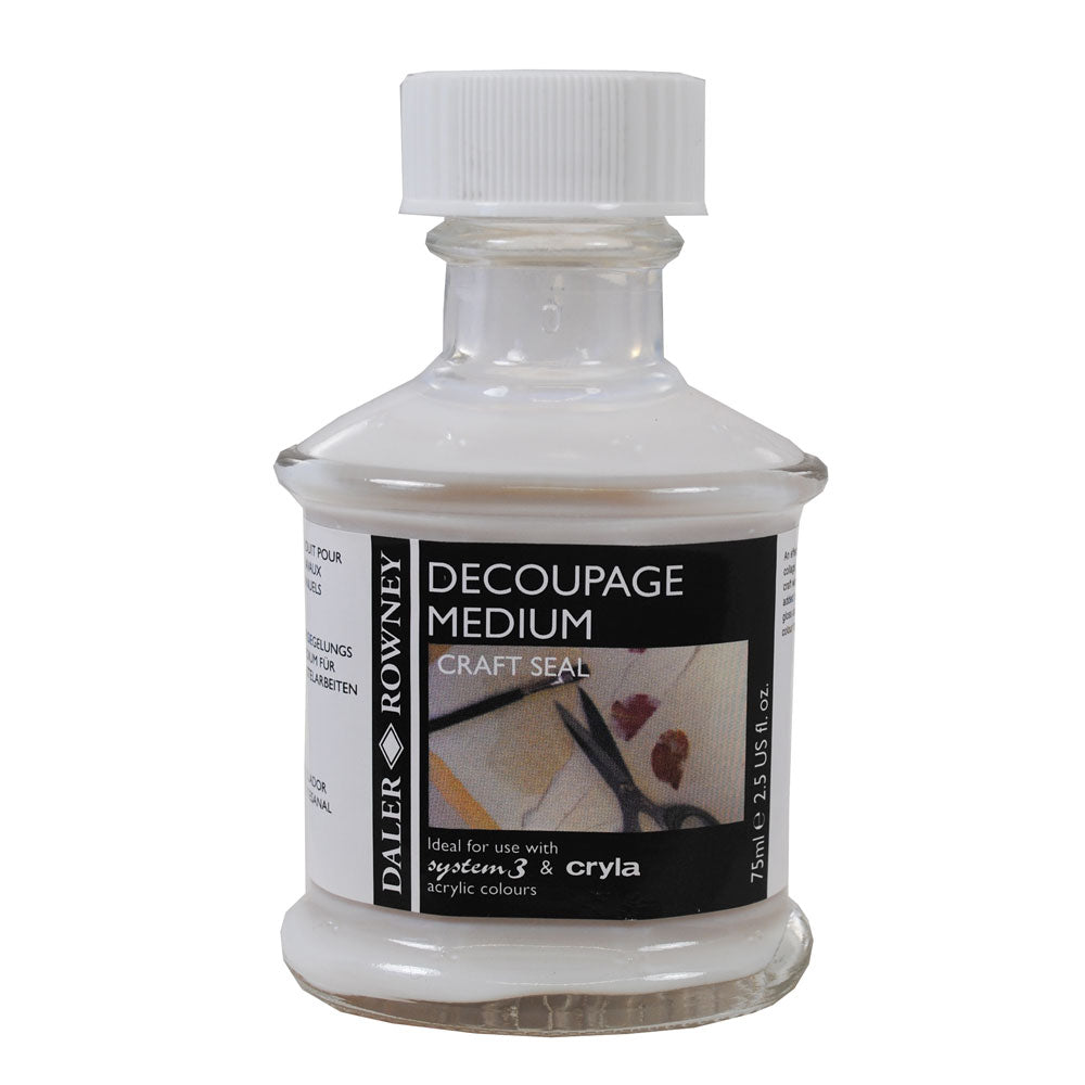 Daler Rowney Decoupage Medium (Craft Seal) Acrylic Medium - Al Masam Stationery LLC Main image