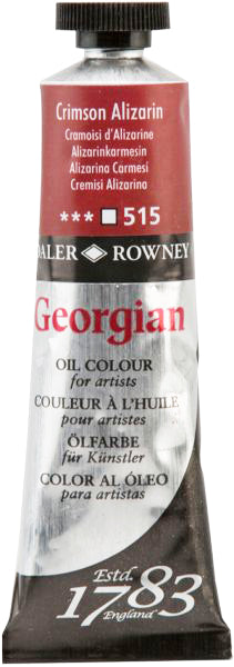 Daler Rowney Georgian Oil Paint - Crimson Alizarin 38 ml Main image