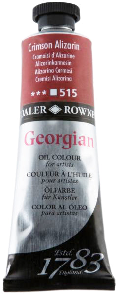 Daler Rowney Georgian Oil Paint - Crimson Alizarin Secondary image