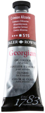 Daler Rowney Georgian Oil Paint - Crimson Alizarin 75 ml
