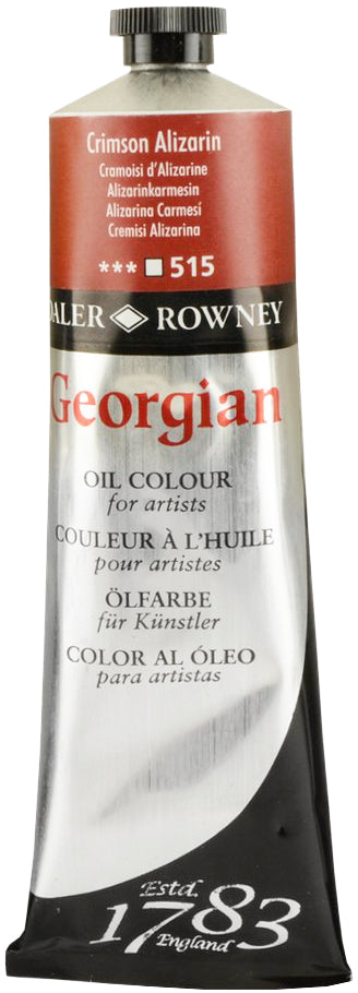 Daler Rowney Georgian Oil Paint - Crimson Alizarin 225 ml