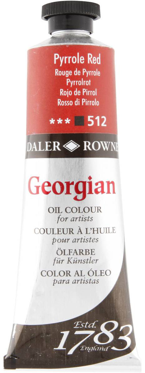 Daler Rowney Georgian Oil Paint - Naphthol Crimson Secondary image