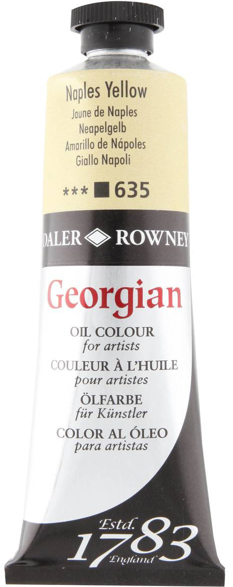 Daler Rowney Georgian Oil Paint - Naples Yellow Secondary image