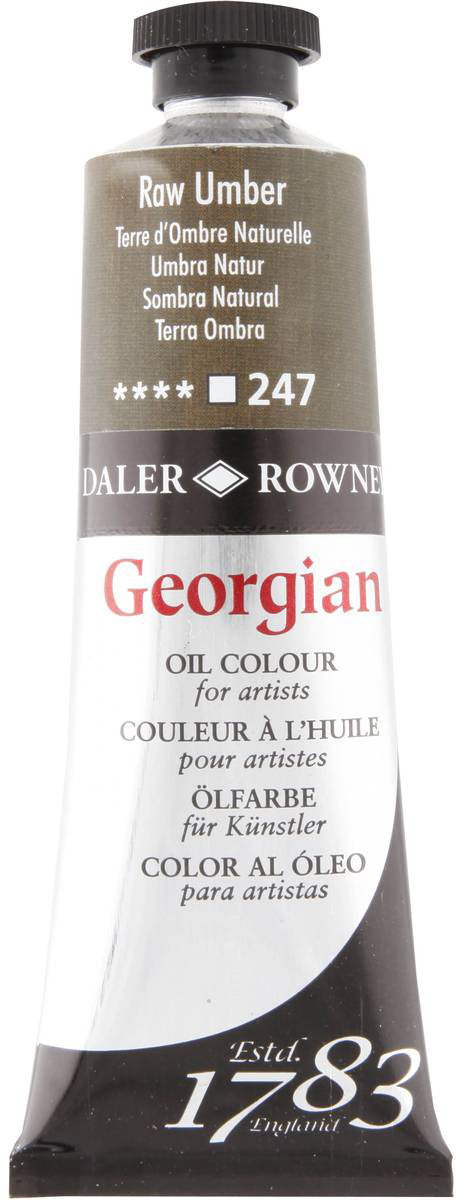 Daler Rowney Georgian Oil Paint - Raw Umber Secondary image