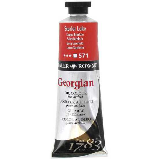 Daler Rowney Georgian Oil Paint - Brilliant Rose - 225ML Secondary image