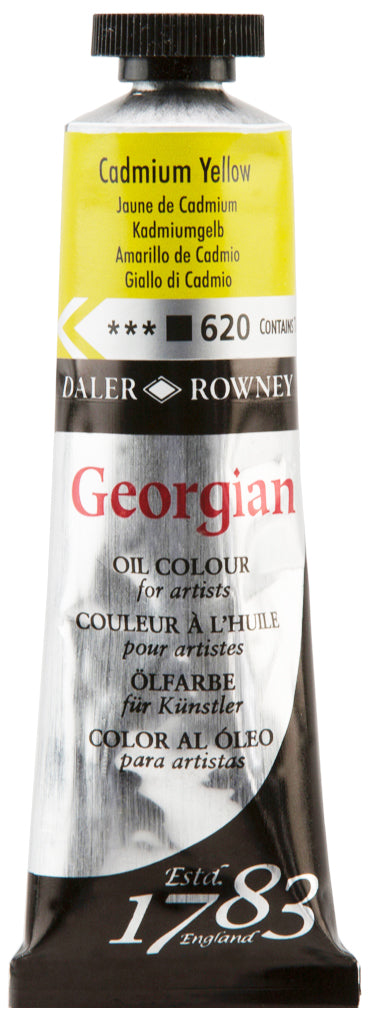 Daler Rowney Georgian Oil Paint - Cadmium Yellow (Hue) - 225ML Secondary image
