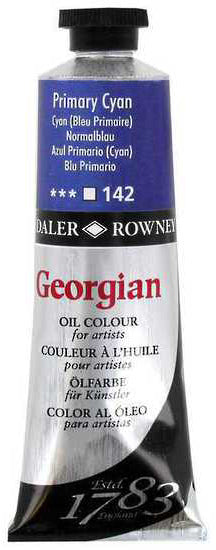 Daler Rowney Georgian Oil Paint - Primary Cyan Secondary image