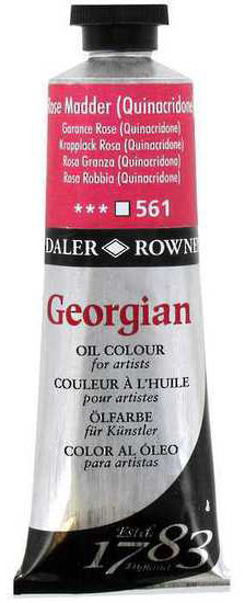 Daler Rowney Georgian Oil Paint - Rose Madder - 225ML Secondary image