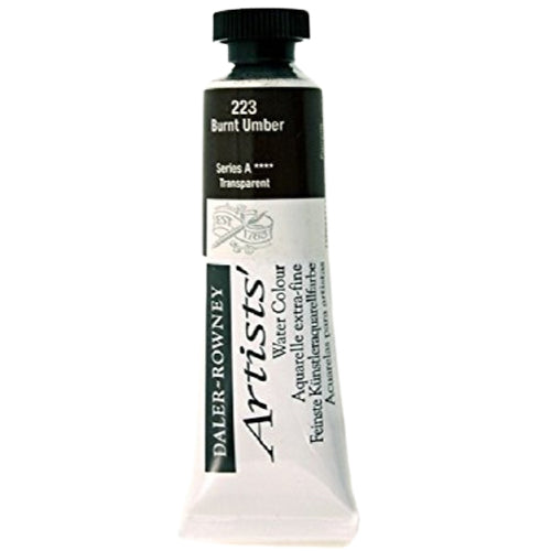 Daler Rowney Artists Water Colour 15ml Brown Burnt Umber - Al Masam Stationery LLC Main image
