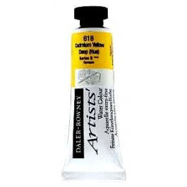 Daler-Rowney Artists Water Colour 15ML Cadmium Yellow Deep Hue - Al Masam Stationery LLC