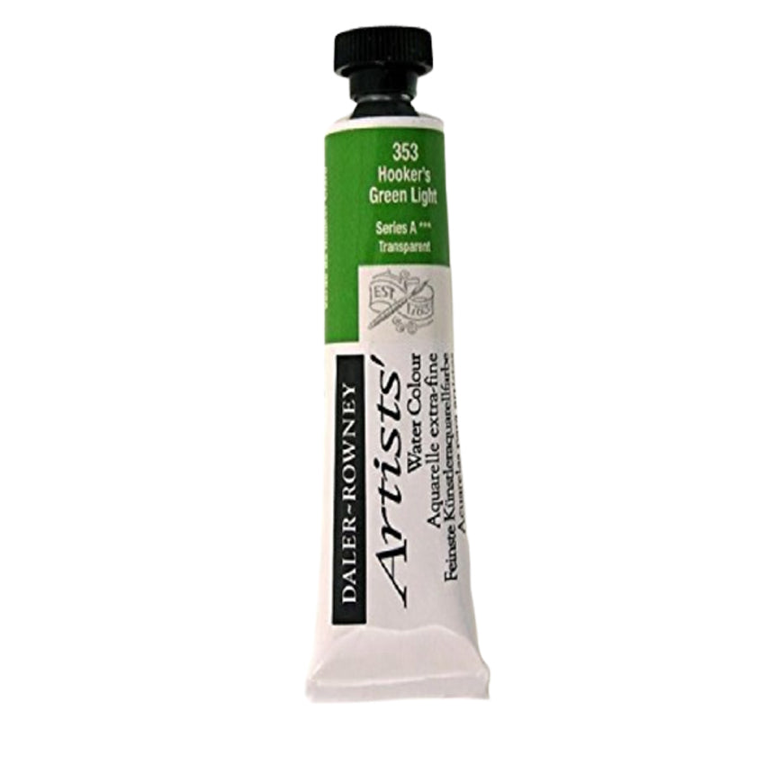 Daler-Rowney Artists Water Colour 15ML Hookers Green Light - Al Masam Stationery LLC Main image