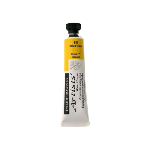 DALER-ROWNEY Artists Watercolour Paint 15ml Tube Indian Yellow - Al Masam Stationery LLC Main image