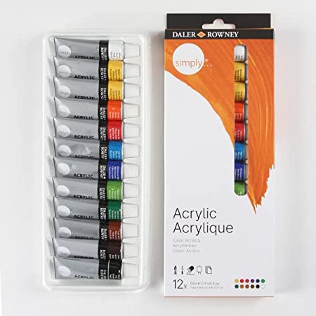 DALER ROWNEY SIMPLY WATER COLOUR INTRODUCTION SET 12X12 ML - Al Masam Stationery LLC Main image