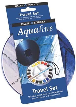 Daler Rowney Watercolour Aquafine Travel Tin - Al Masam Stationery LLC Main image