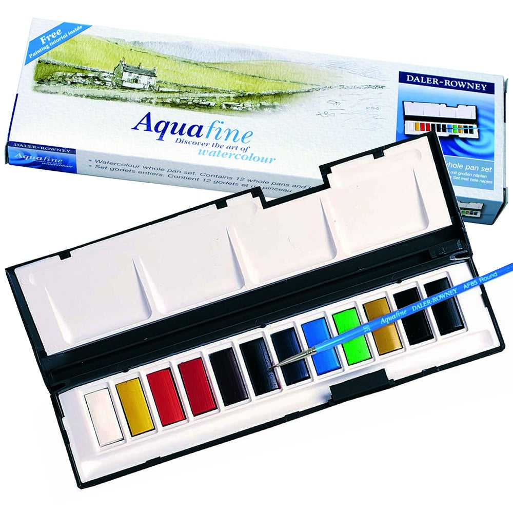 Daler Rowney Aquafine Whole Pan Set - Al Masam Stationery LLC Main image