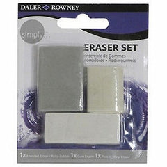 Daler-Rowney Simply 3 Eraser Set - Al Masam Stationery LLC