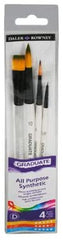 Daler Rowney Graduate 4 Brush Synthetic Watercolour Set - Al Masam Stationery LLC