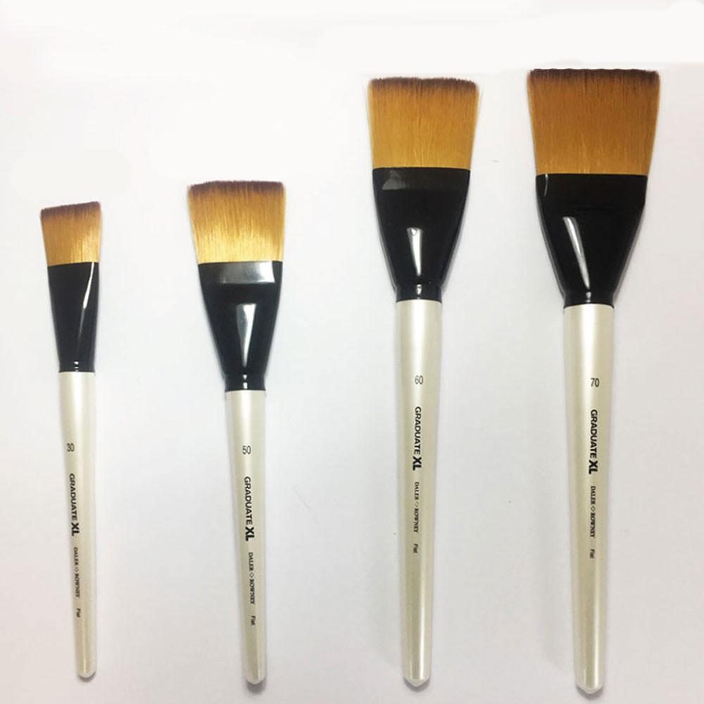 Daler Rowney Graduate XL Synthetic Soft Flat Brushes - Al Masam Stationery LLC