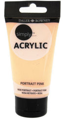 Daler Rowney Simply Acrylic Color PORTRAIT PINK - Al Masam Stationery LLC