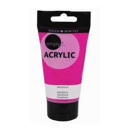 Daler Rowney Simply Acrylic 75ml Magenta - Al Masam Stationery LLC