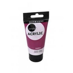 Daler Rowney Simply Acrylic 75ml Purple - Al Masam Stationery LLC