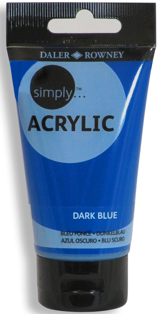 Daler Rowney Simply Acrylic Color DARK BLUE - Al Masam Stationery LLC