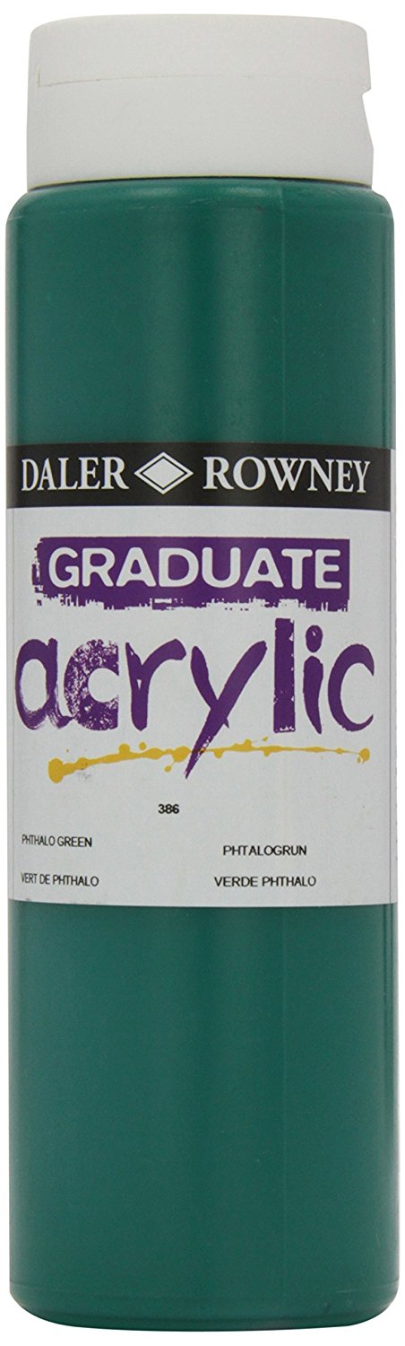 Daler Rowney Graduate Acrylic Color DARK GREEN - Al Masam Stationery LLC