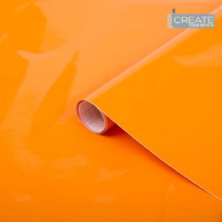 DC Fix 200-2878 Plain Gloss 45cmx15m Orange - Al Masam Stationery LLC Main image