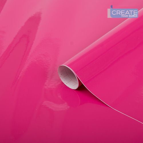 DC Fix 200-2883 Plain Gloss 45cmx15m Dark Pink Secondary image