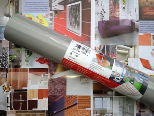 DC Fix 200-2885 Plain Gloss 45cmx15m Cool Grey Secondary image