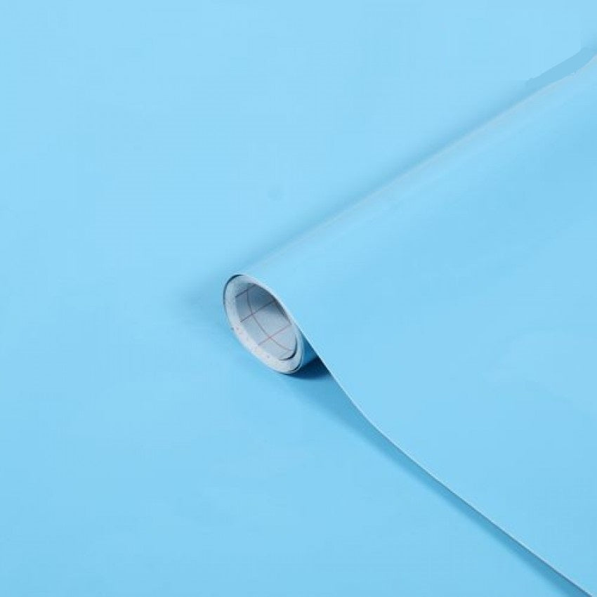 DC Fix 200-1993 Adhesive Cover Plain Gloss 45cmx15m Light Blue - Al Masam Stationery LLC Main image