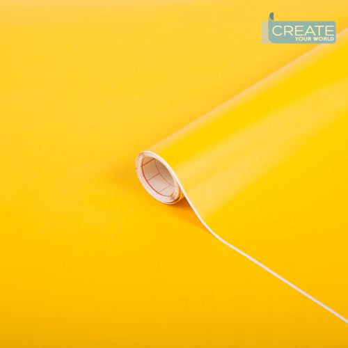 DC Fix 346-0156 Adhesive Cover Plain Matt 45cmx2m Cyclin Yellow - Al Masam Stationery LLC Main image