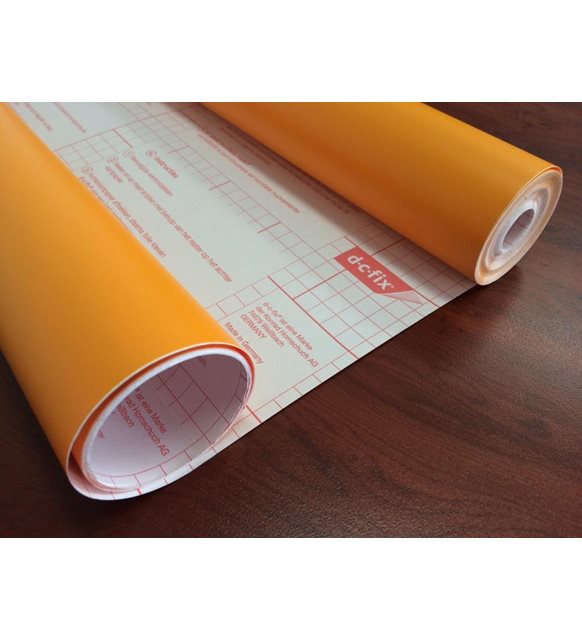 DC Fix 200-2000 Adhesive Cover Plain Mat 45cmx15m Orange Secondary image
