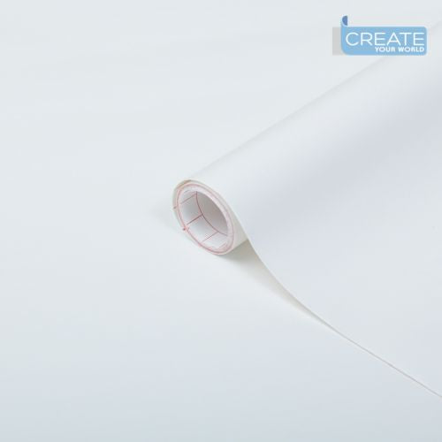 DC Fix 346-0001 Adhesive Cover Plain Mat 45cmx2m White - Al Masam Stationery LLC Main image