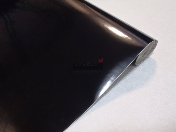 DC Fix 346-0010 Adhesive Cover Plain Gloss 45cmx2m Black - Al Masam Stationery LLC Main image