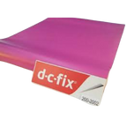 DC Fix Adhesive Cover Plain Mat 45cmx15m Dark Pink - Al Masam Stationery LLC
