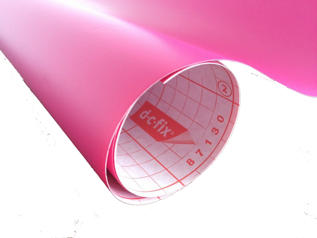 DC Fix Adhesive Cover Plain Mat 45cmx15m Dark Pink - Al Masam Stationery LLC