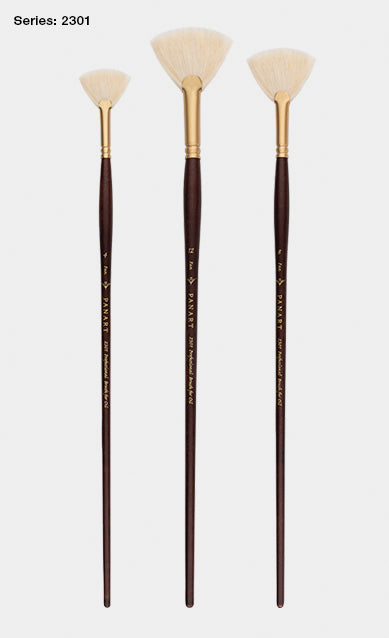 PANART PROFESSIONAL BRISTLE FAN LH BRUSH 2301-6 - Al Masam Stationery LLC Main image