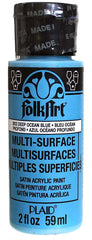 Folkart Multi-Surface Paint - Deep Ocean Blue - Al Masam Stationery LLC