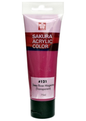 SAKURA ACRYLIC 75ML DEEP ROSE MAGENTA - Al Masam Stationery LLC