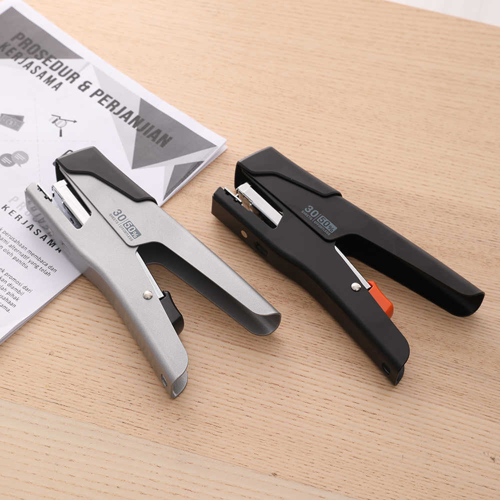 Deli Silver Effortless Plier Stapler 30sheets,24/6 & 26/6 - Al Masam Stationery LLC