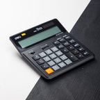 Deli 120-check Tax Calculator 12-digit Black - Al Masam Stationery LLC