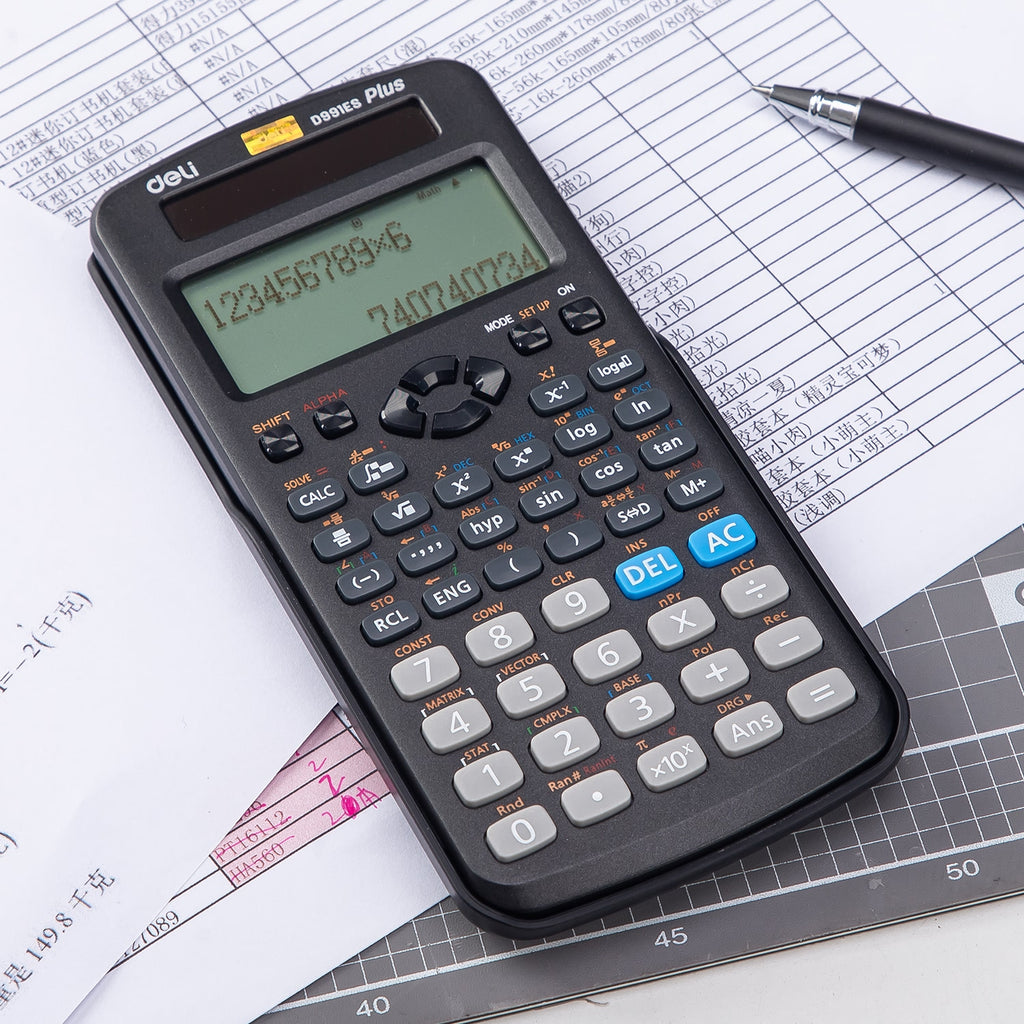 Deli 417F Scientific Calculato - Al Masam Stationery LLC